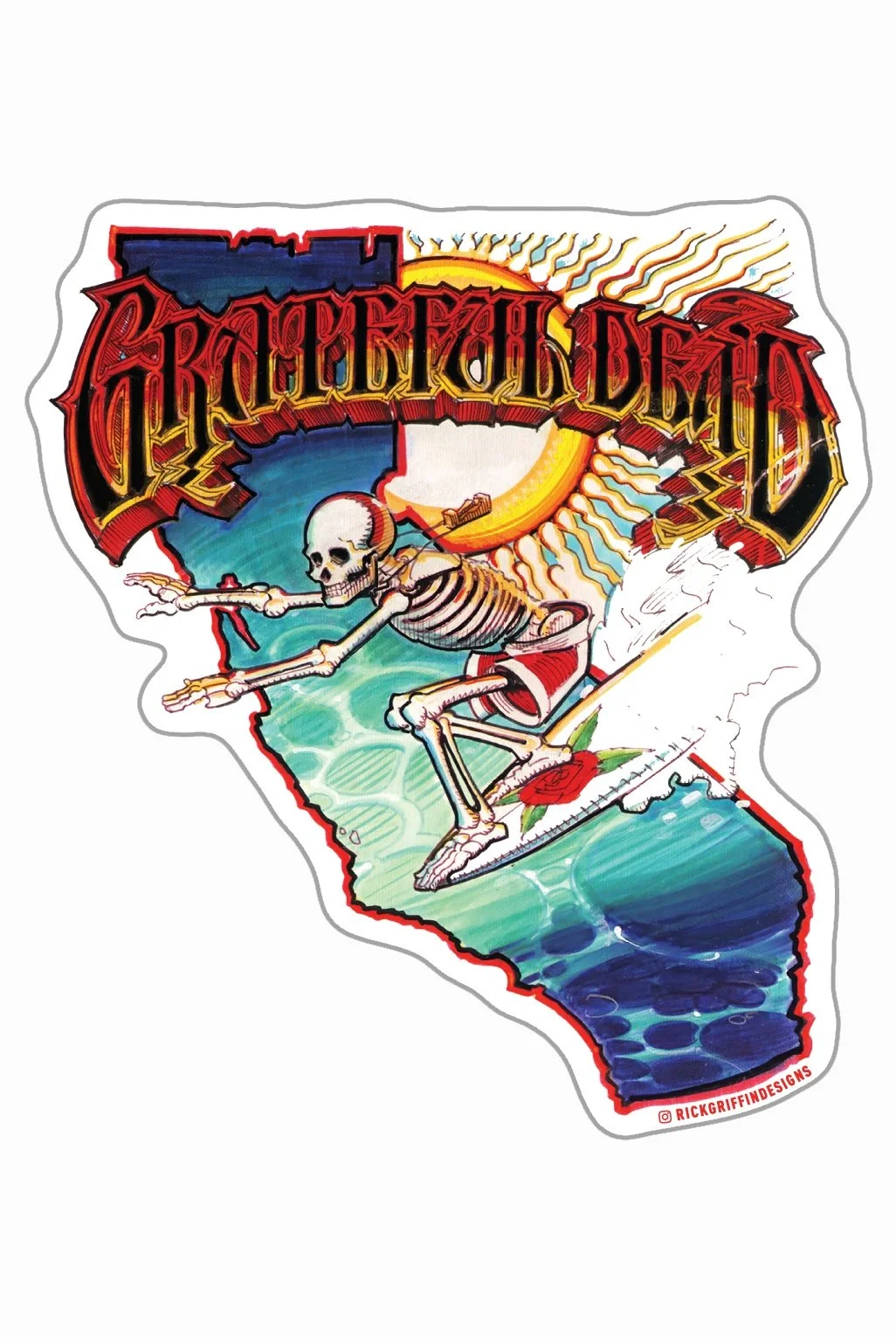RICK GRIFFIN X GRATEFUL DEAD GIANT STICKER PACKS — Rick Griffin